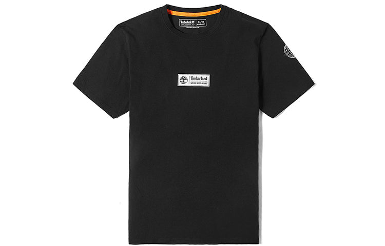 Men's Timberland SS20 Earth Series Printing Short Sleeve Black A2B51001