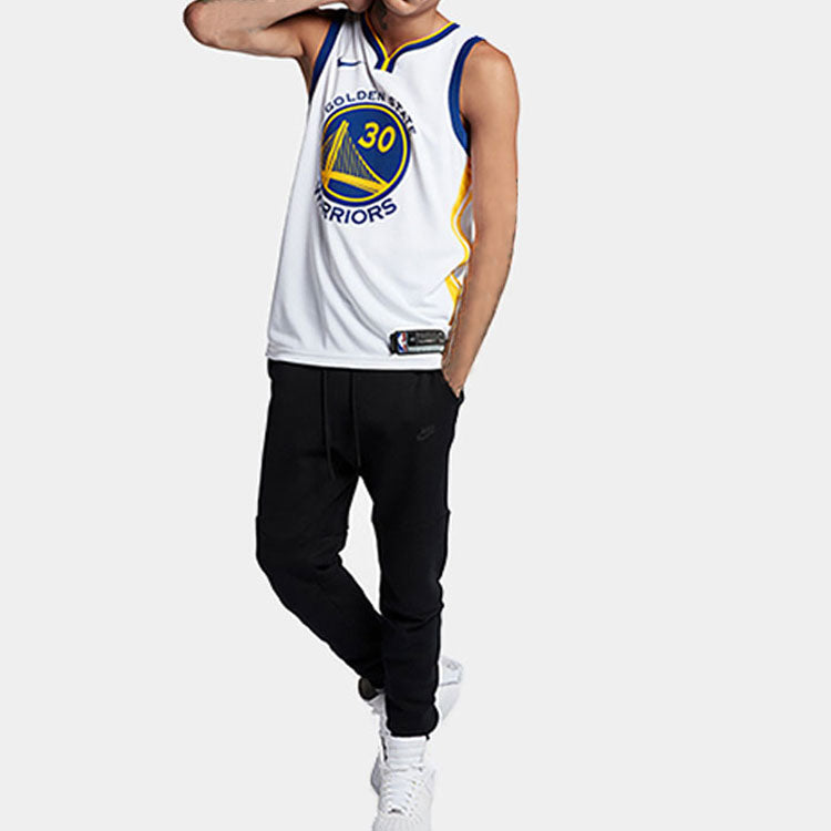 Nike Golden State Warriors Stephen Curry SW 'White Yellow Blue' 864417-100