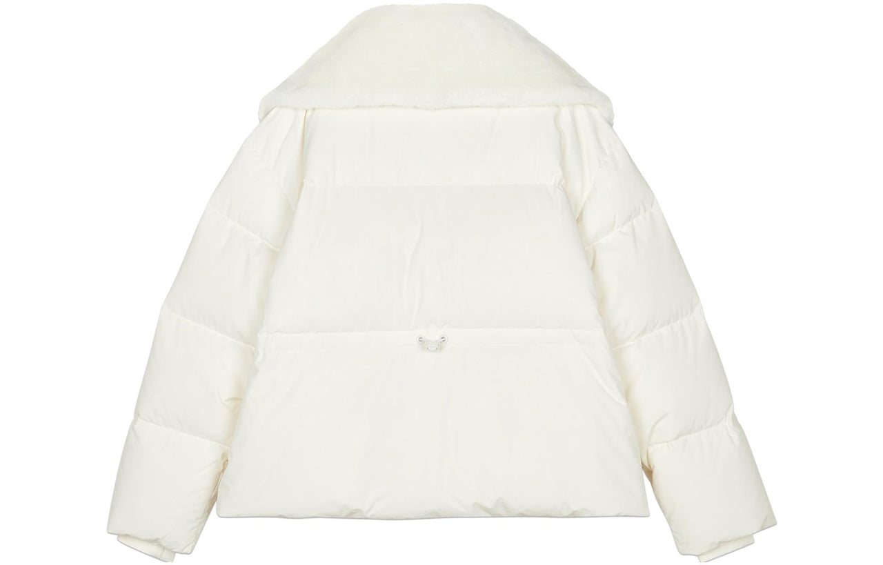 (WMNS) Skechers FASHION Letter Printed Down Jacket 'White' L423W124-0074
