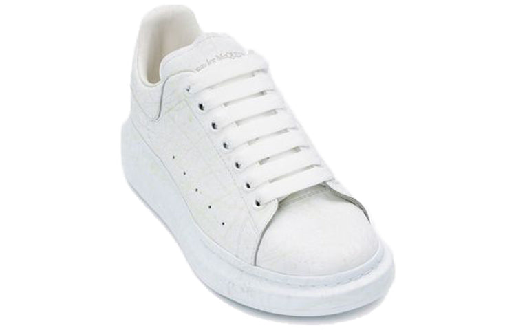 Alexander McQueen Glow In The Dark Oversized Sneaker 'White Multicolor' 611190WHXM49035