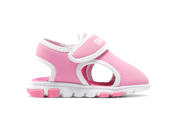 (TD) Reebok Wave Glider 3 Velcro Outdoor Minimalistic Pale Pink Sandals EH0212