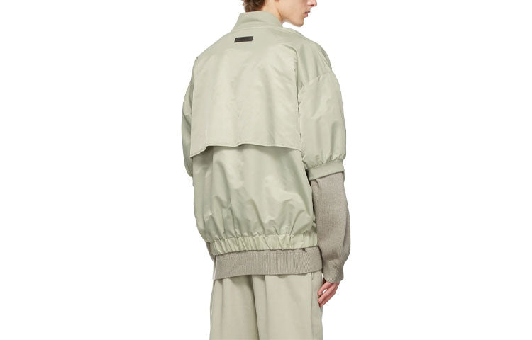 Fear of God Essentials SS22 Green Nylon Jacket Seafoam FOG-SS22-580