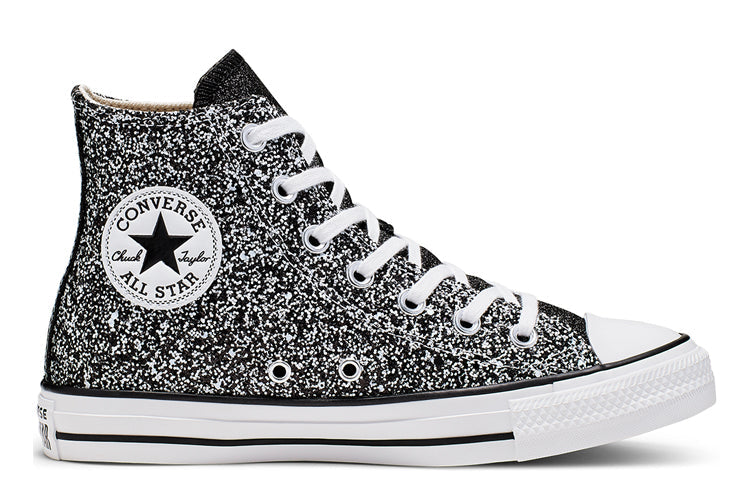 (WMNS) Converse Galaxy Dust Chuck Taylor All Star High Top Black White 566268C