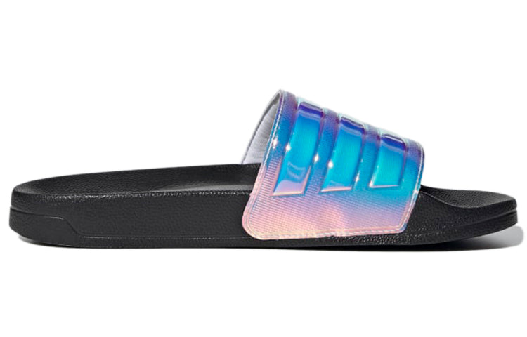 (WMNS) adidas Adilette Shower Slides For Laser Slippers Multi-color 'Black' FY8178