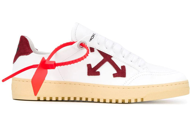 (WMNS) Off-White Arrows 2.0 Low Leisure Shoes White/Red OWIA177F20LEA0010160