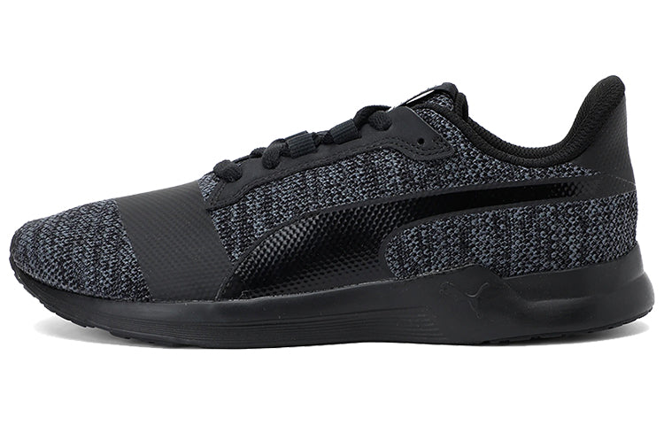 (WMNS) PUMA Flex Xt Actv Knit Low Running Shoes Black 191589-01
