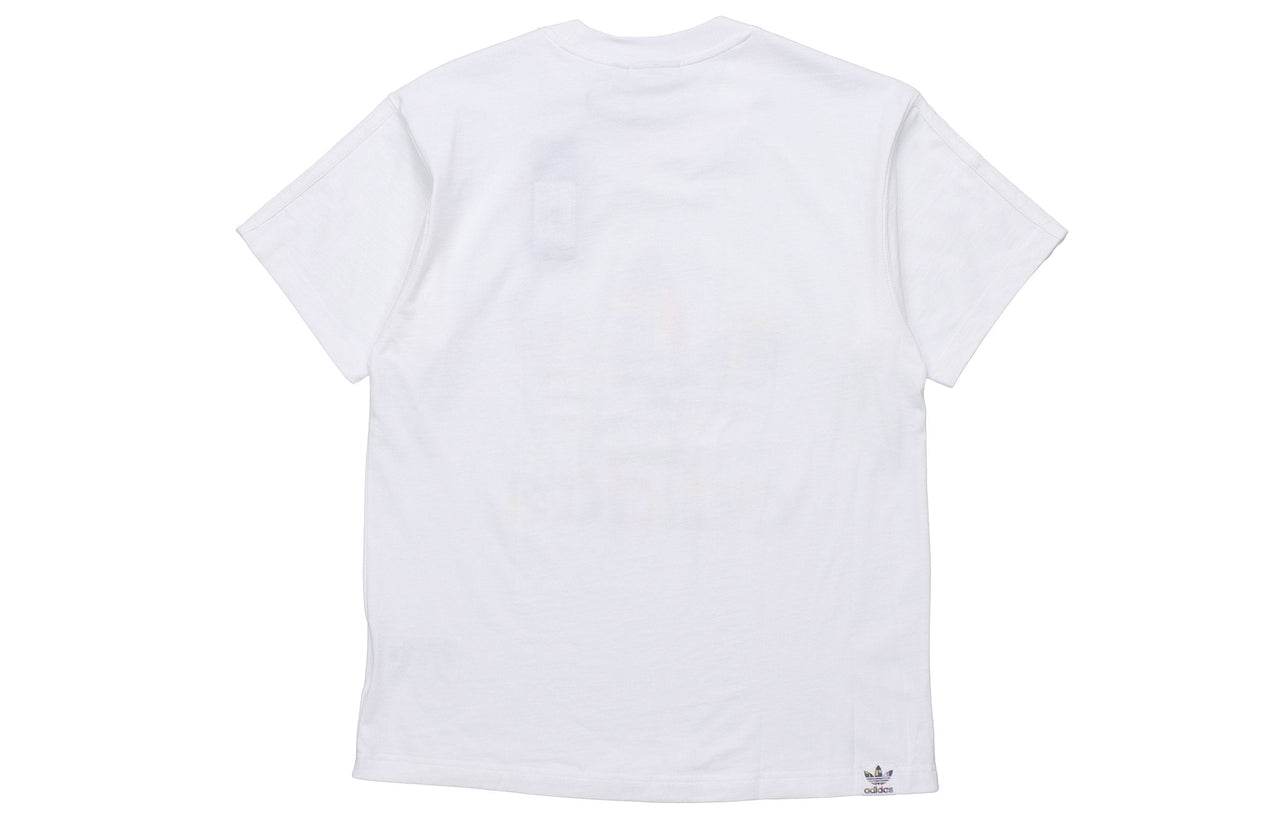 adidas originals Flag Lag Fill Tee Sports Short Sleeve White GD0953