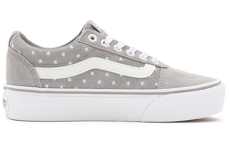 Vans Ward Lightweight Low Tops Casual Skateboarding Shoes Gray VN0A3TLCA3S