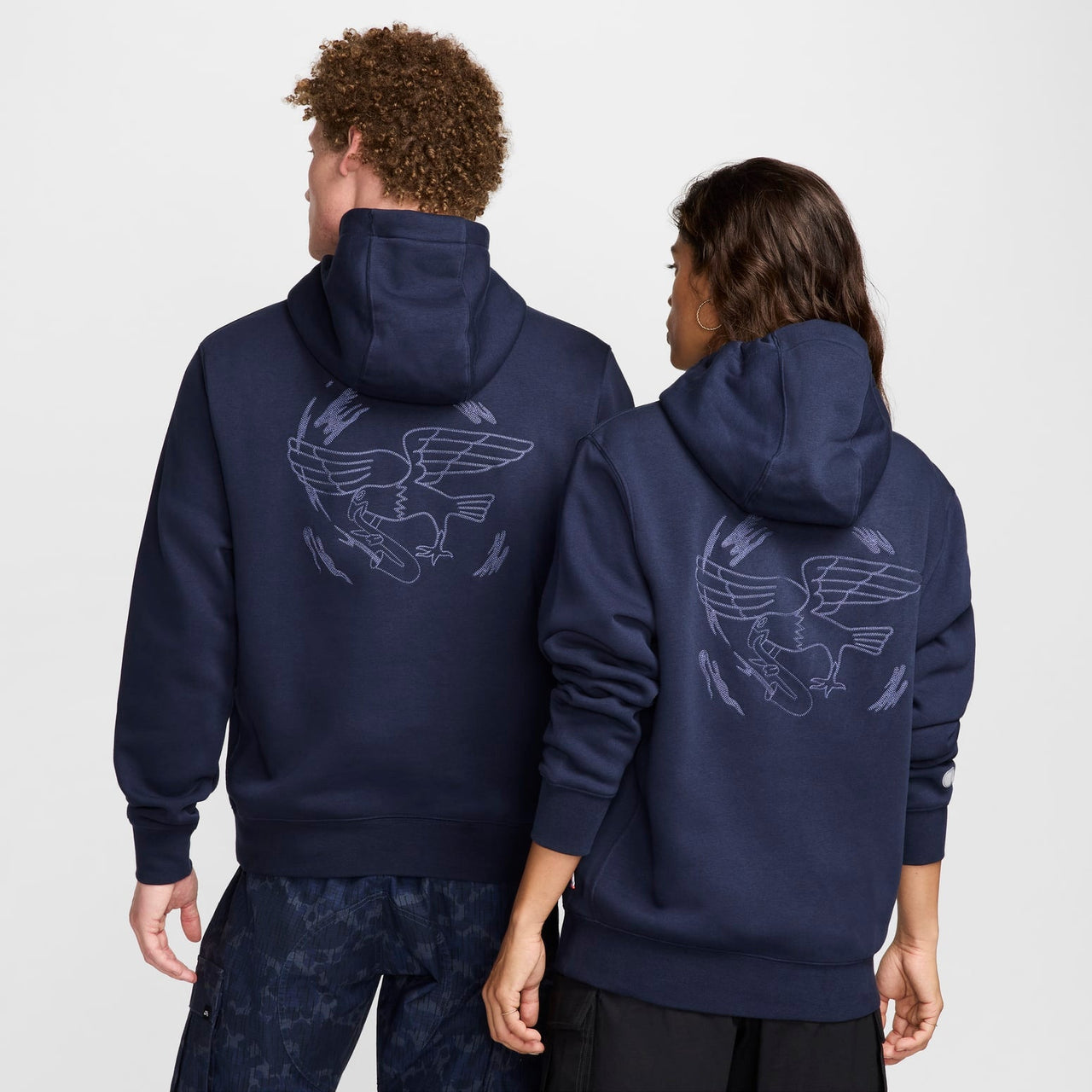 Nike SB Fleece Pullover Hoodie 'Navy' FZ4102-451