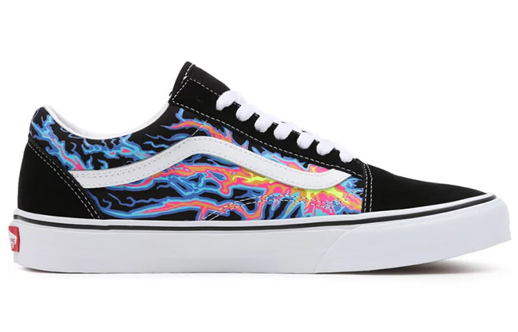 Vans Electric Flame Old Skool 'Black White Blue' VN0A5KRFB03