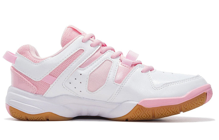 (WMNS) Li-Ning Badminton Shoes 'Standard White Light Pinkred' AYTN024-14