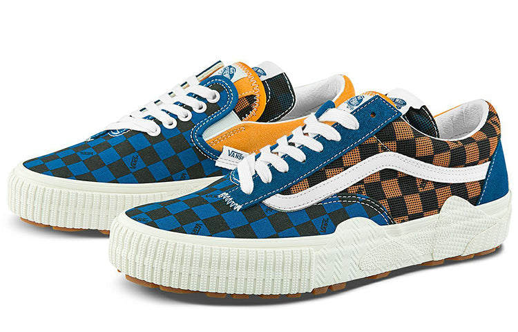Vans Cap Mash Low LX '2-Tone Checkerboard - Mykonos Blue Apricot' VN0A4UUS2P0