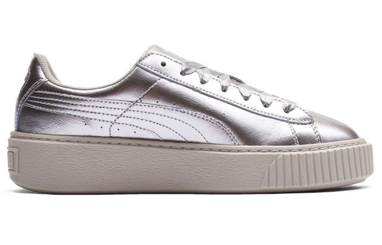 PUMA Basket Sneakers Silver 366031-02