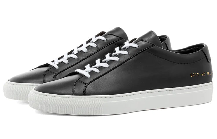 (WMNS) مشاريع شائعة Achilles Low 'Black White Sole' 6017-7547
