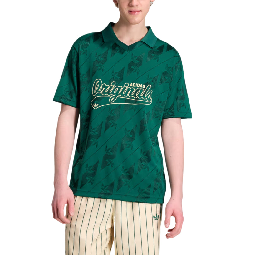 adidas Jacquard Jersey Asia Sizing 'Collegiate Green' KT4286