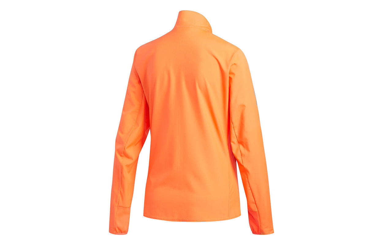 (WMNS) adidas Zipped Jacket 'Orange' EJ8572