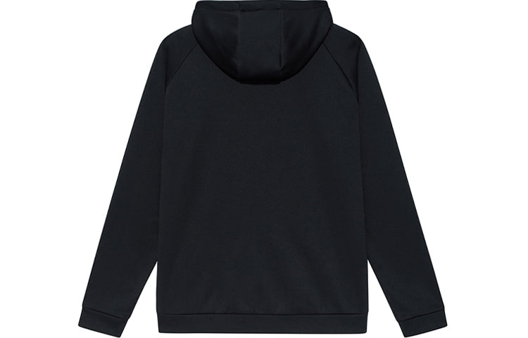 New Balance Logo Printing Sports Fleece Lined Hooded Jacket Black AMJ13020-BK