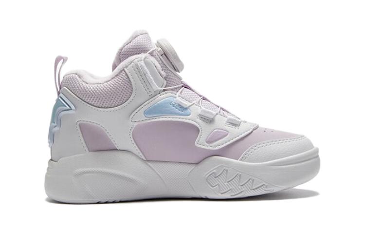 (PS) FILA Lifestyle High-Top Basketball Shoes 'White Pink Blue' K14B341203FWL