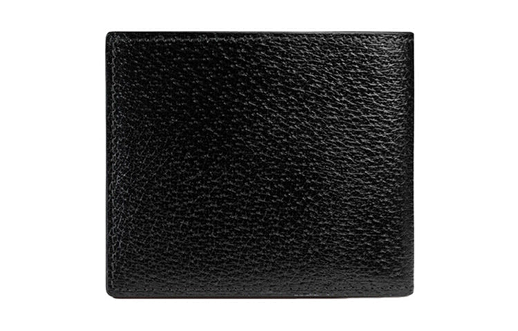 Gucci 26 GG Marmont Leather Bi-Fold Wallet 'Black Gold' 428726-DJ20T-1000