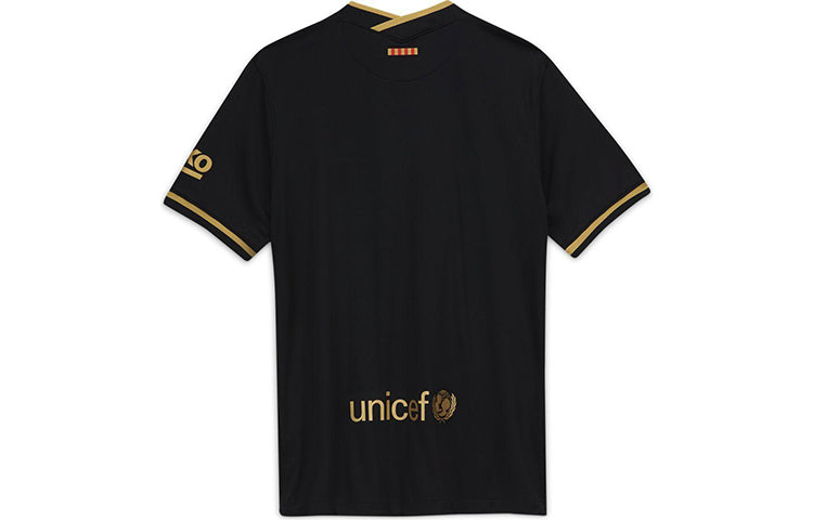Nike FC Barcelona 20/21 Fan Edition Jersey 'Black Gold' CD4231-011