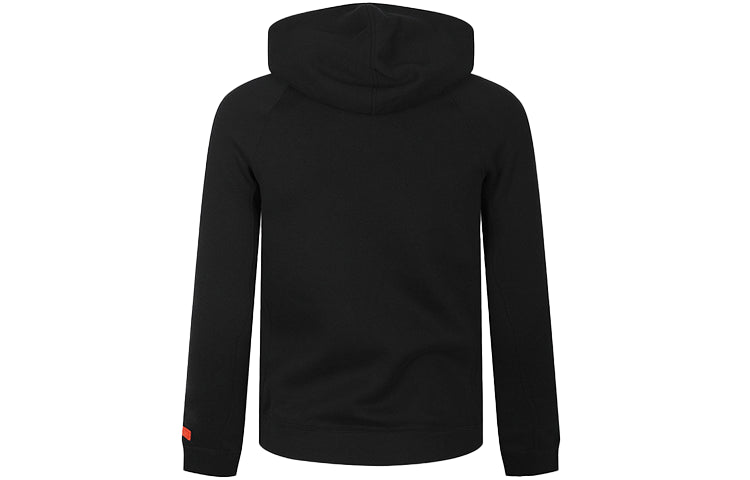 (GS) جاكيت Nike رياضي كاجوال بغطاء للرأس وأكمام طويلة وسحاب للأولاد والبنات، لون أسود BV4391-010