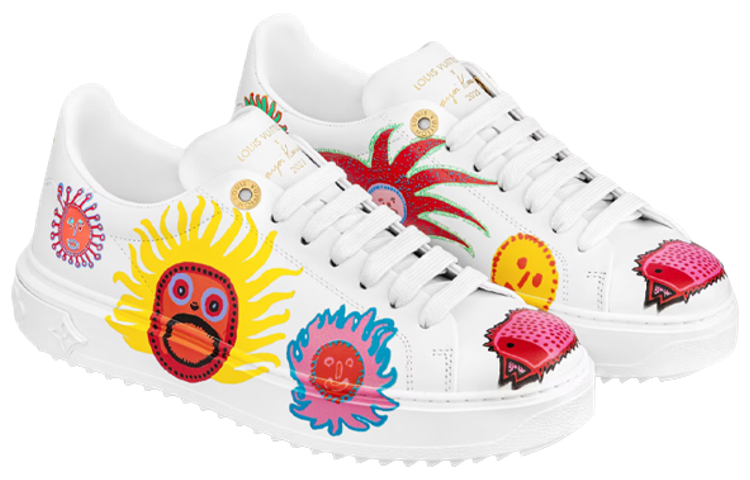 (WMNS) حذاء رياضي Time Out من LOUIS VUITTON x YK ACADEMY باللون الأبيض مع أيقونات 1ABD7Z