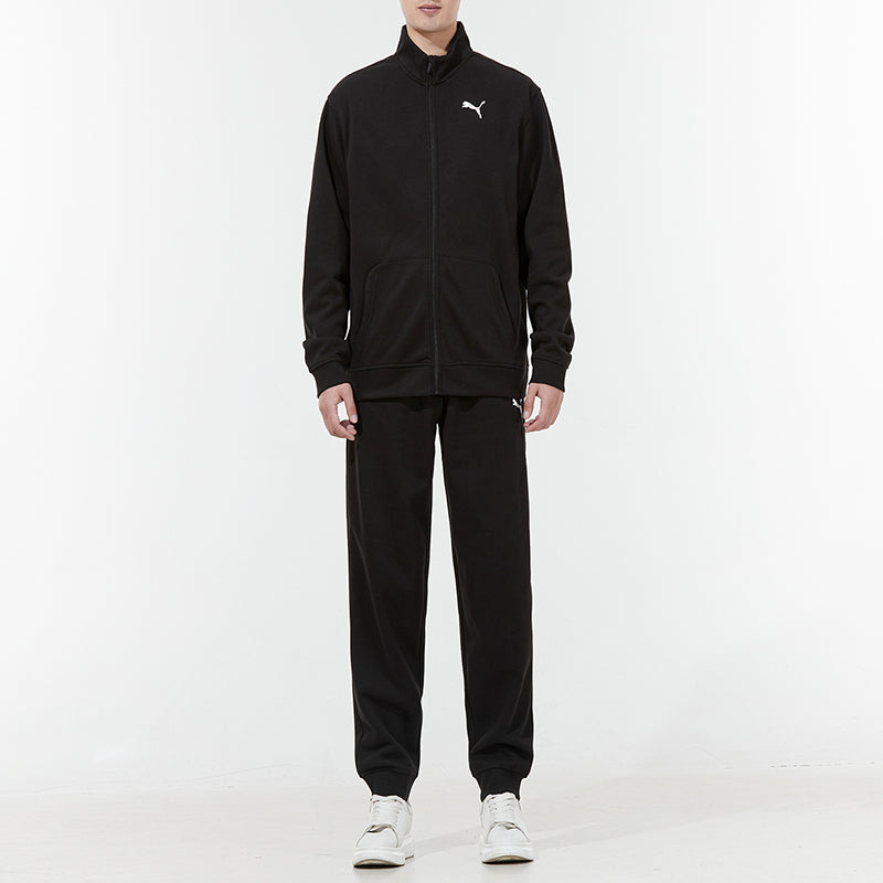 جاكيت رياضي كاجوال بياقة واقفة من PUMA أسود 521682-01