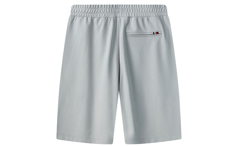 Men's FILA Classic Business Knit Casual Gray Shorts F11M121608F-GY