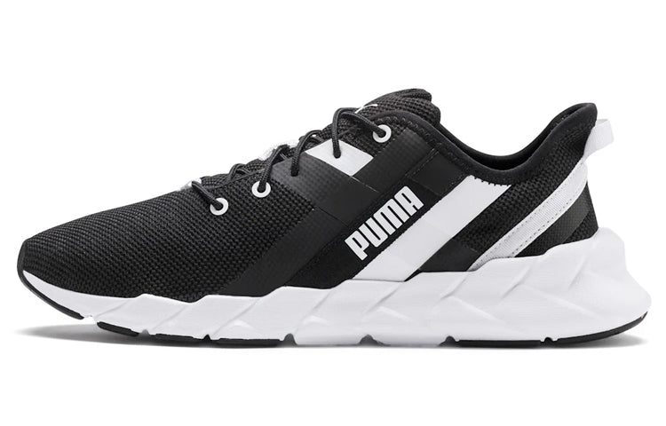 (WMNS) PUMA Weave XT Black White 192611-01