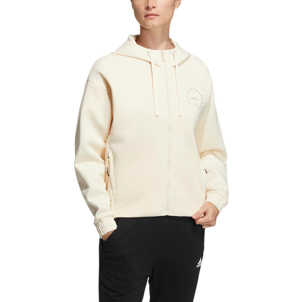 (WMNS) adidas Hoodie 'White' HZ7035