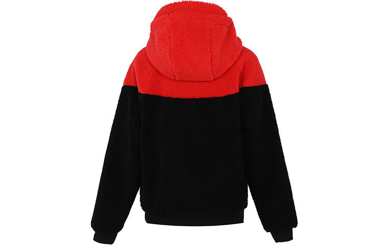 (GS) جاكيت Nike Kids Fleece Stay Warm Colorblock Hooded Jacket للأولاد باللون الأسود DJ4410-016