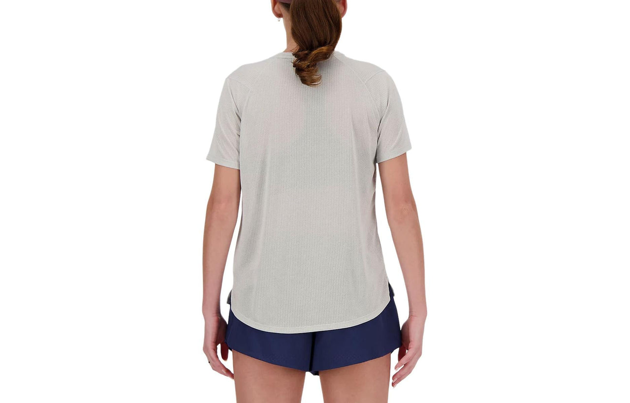 (WMNS) New Balance Athletics T-Shirt Asia Sizing 'Ash Heather' WT41253A-HH