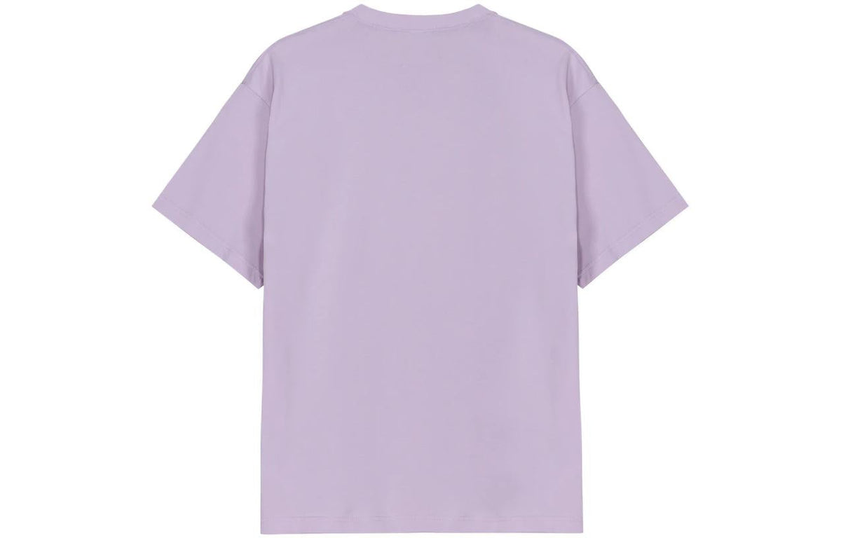 Men's Nike Solid Color Cotton Embroidered Logo Round Neck Short Sleeve Purple T-Shirt CV0559-530