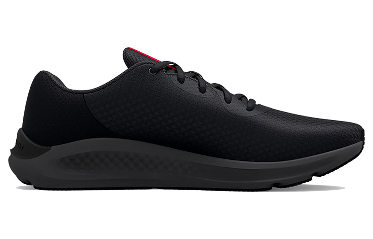 Under Armour Charged Pursuit 3 4E Wide 'Black Red' 3025801-003