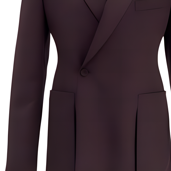 DIOR SS24 Business Suits Coats Men's Dark Red