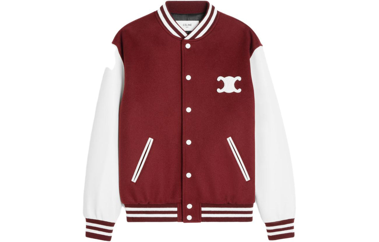 CELINE SS23 Baseball Jacket Women's Red