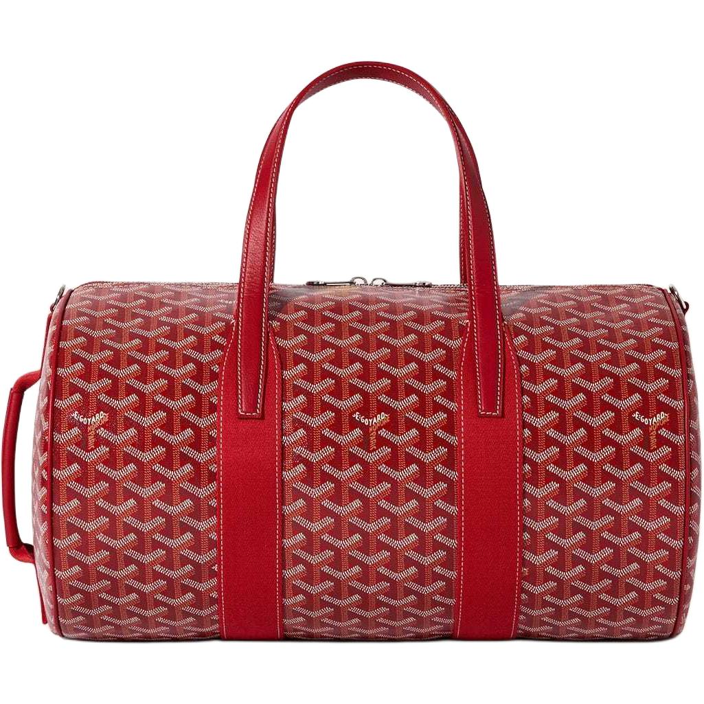 GOYARD Canvas With Calfskin Sports Bag Travel Bag Unisex Red