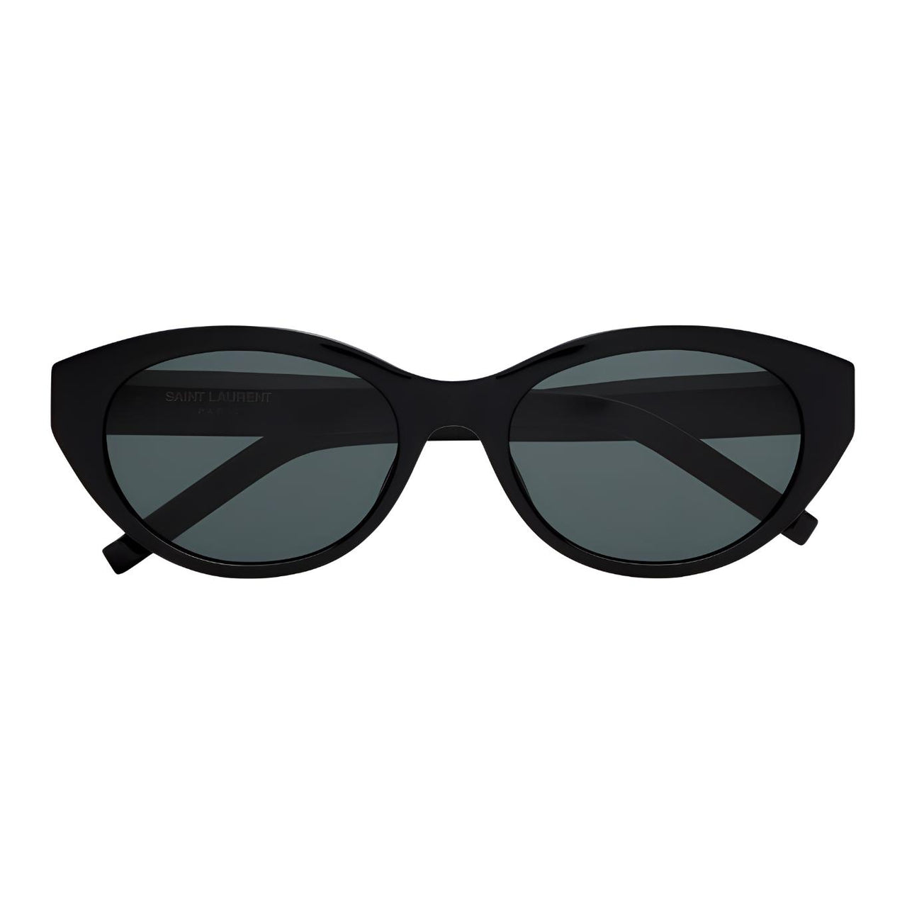SAINT LAURENT Plastic Acetate Oval Sunglasses Women's Black