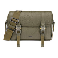 DIOR Hit The Road Grained Calfskin Shoulder Bag, Crossbody Bag Men's Khaki
