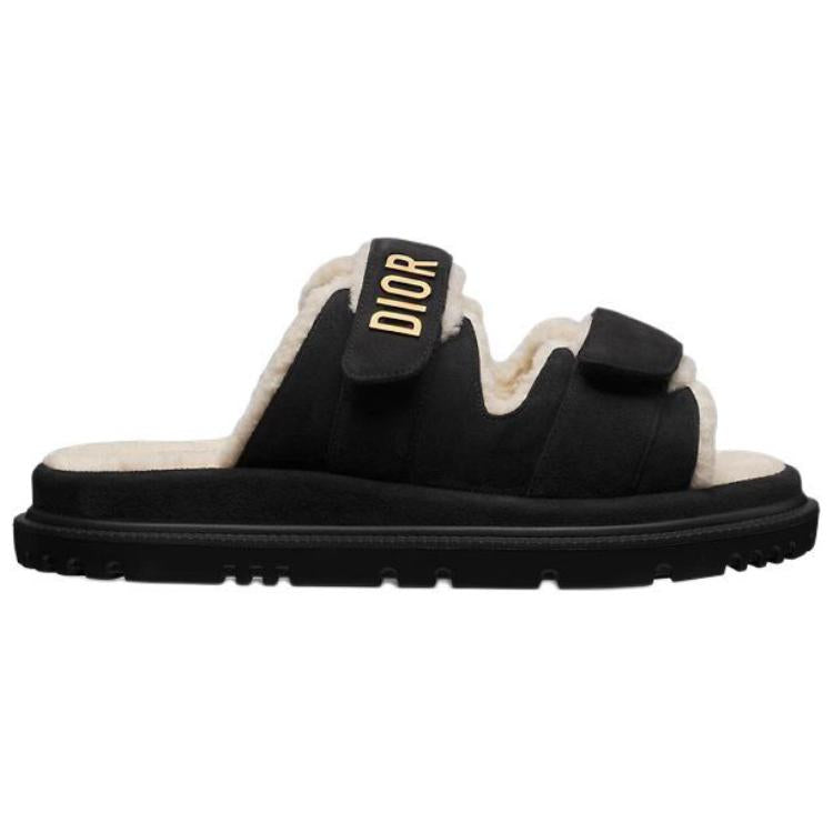 DIOR DiorAct Slide Slippers Women's Black