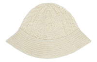 CELINE Triomphe Cloche Beanie In Aran Alpaca Wool