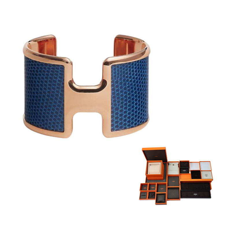 HERMES 18K Gold Bangles Women's Gold