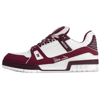 LOUIS VUITTON Trainer Low-Top Skateboard Shoes Men's Red