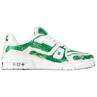 LOUIS VUITTON Trainer Colored-In Motif Green