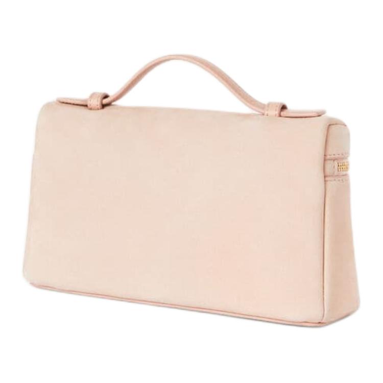 Loro Piana ExtraPocket Calfskin Shoulder Bag, Crossbody Bag, Handbag Women's Feather Pink