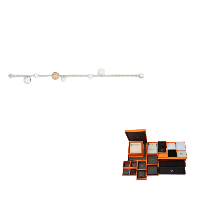 HERMES 925 Sterling Silver Bracelets Women's Silver