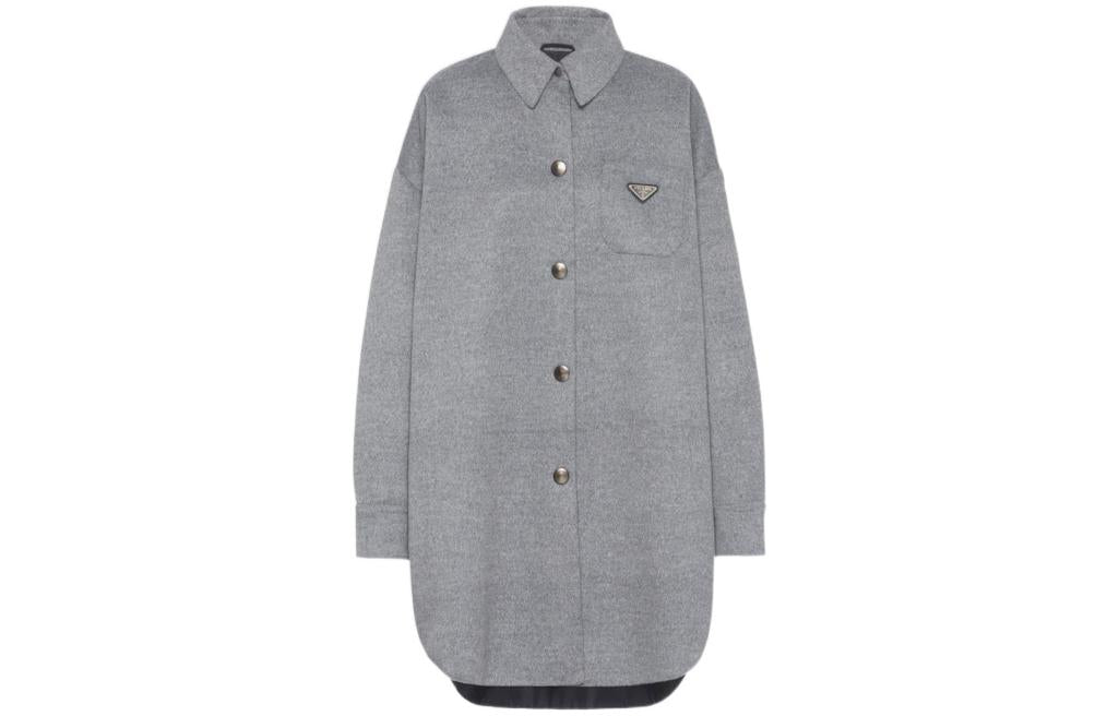 PRADA Coats Women's Gray
