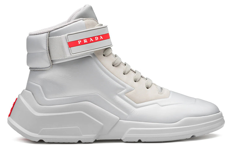 PRADA Casual Shoes Women's High-Top Silver