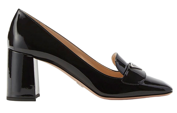 PRADA Chunky Heel High Heels Women's Black