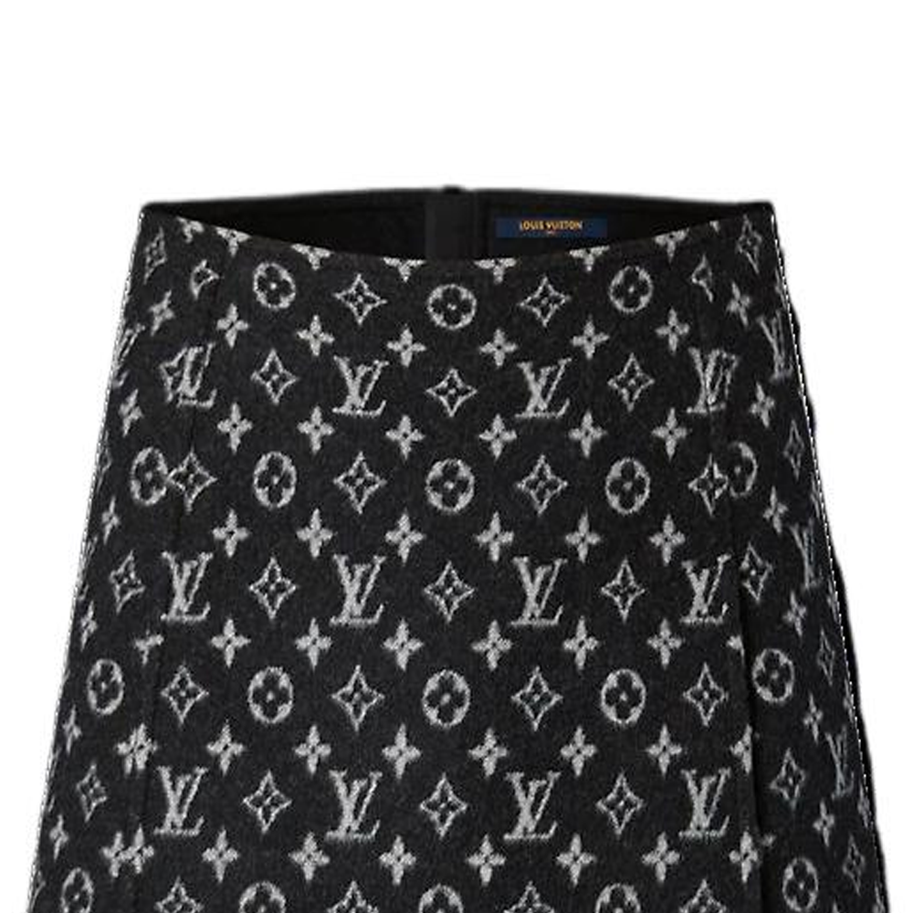 LOUIS VUITTON FW22 Casual Short Skirts Women's Black